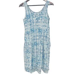 Toad&Co Blue and White Mini Dress